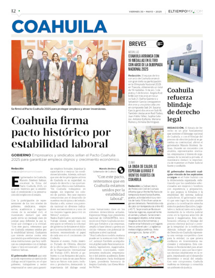 Edición impresa, hoja 12