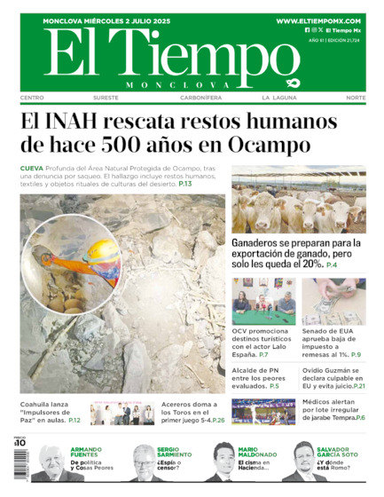 Edición impresa, hoja 1