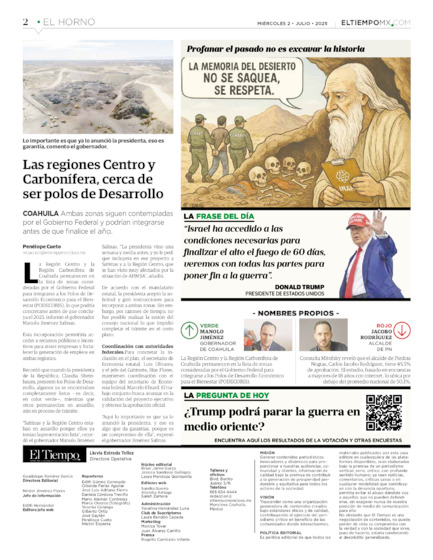 Edición impresa, hoja 2
