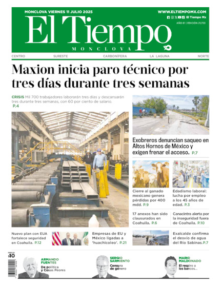 Edición impresa, hoja 1