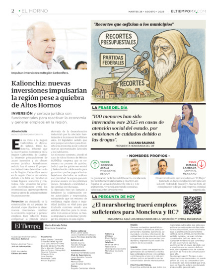 Edición impresa, hoja 2