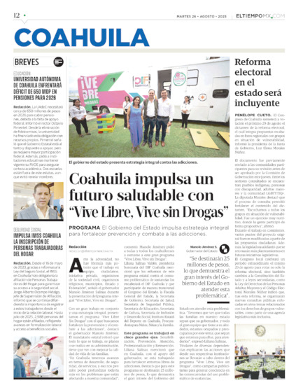 Edición impresa, hoja 12