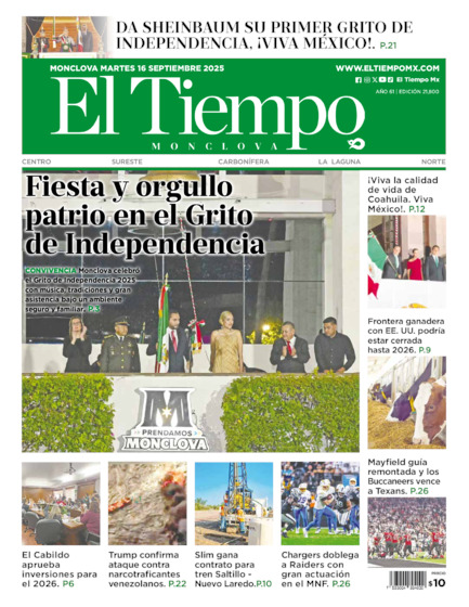 Edición impresa, hoja 1