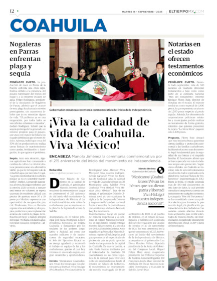 Edición impresa, hoja 12