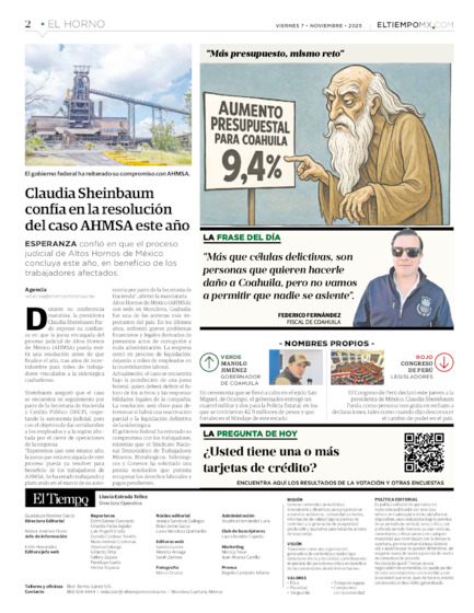 Edición impresa, hoja 2