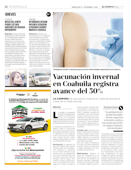 Edición impresa, hoja 12