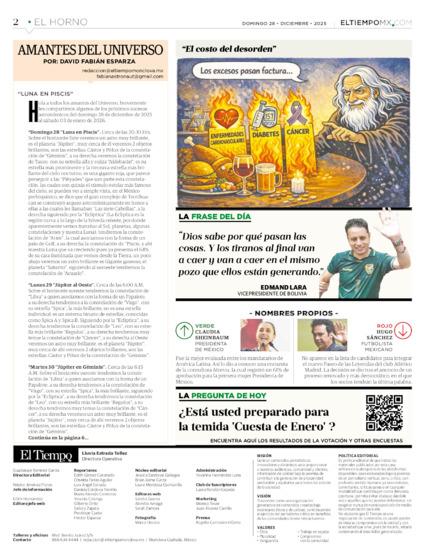 Edición impresa, hoja 2