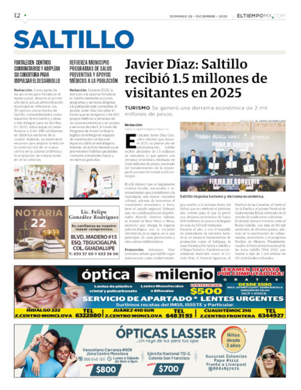 Edición impresa, hoja 12