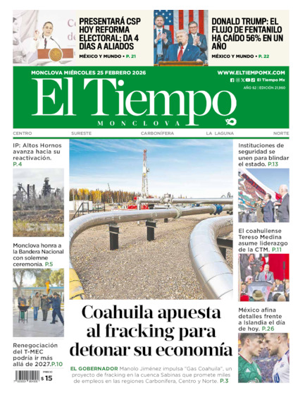 Edición impresa, hoja 1