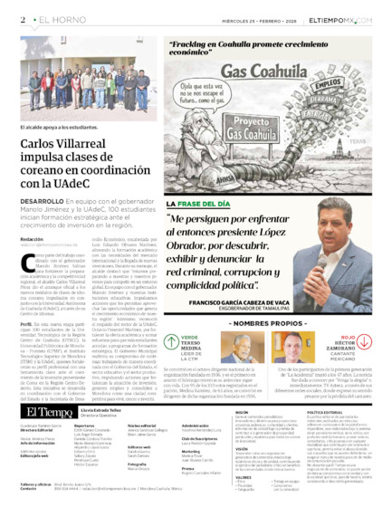 Edición impresa, hoja 2