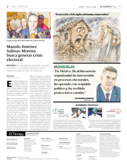 Edición impresa, hoja 2