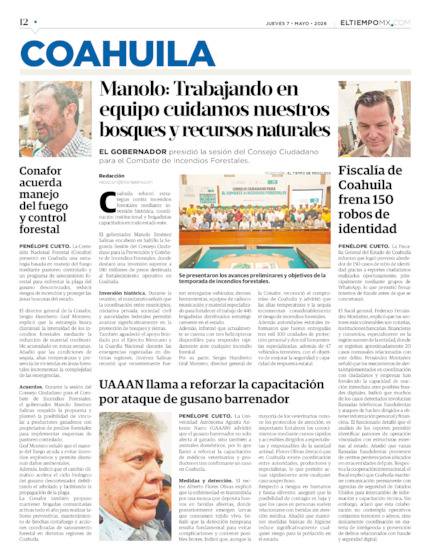 Edición impresa, hoja 12