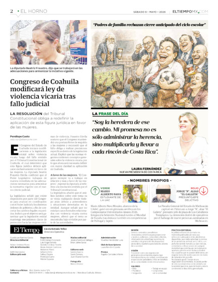 Edición impresa, hoja 2