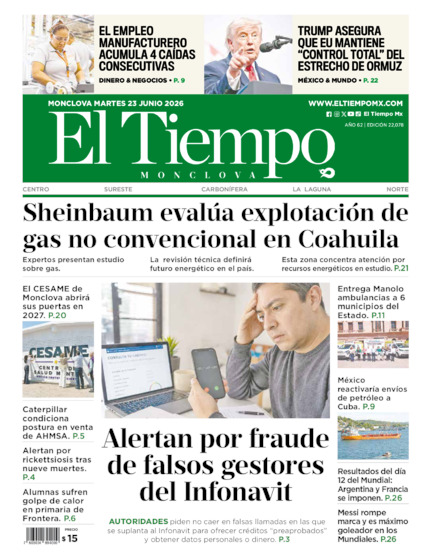 Edición impresa, hoja 1
