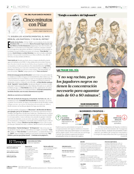 Edición impresa, hoja 2