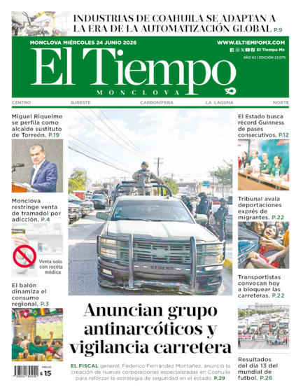 Edición impresa, hoja 1