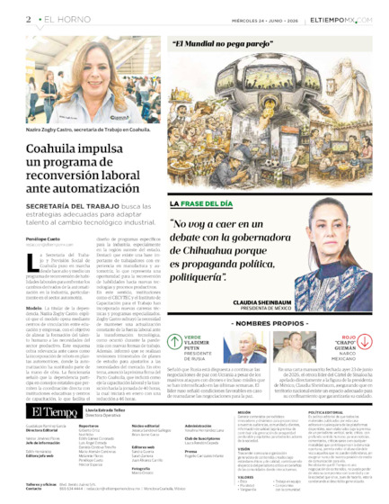 Edición impresa, hoja 2
