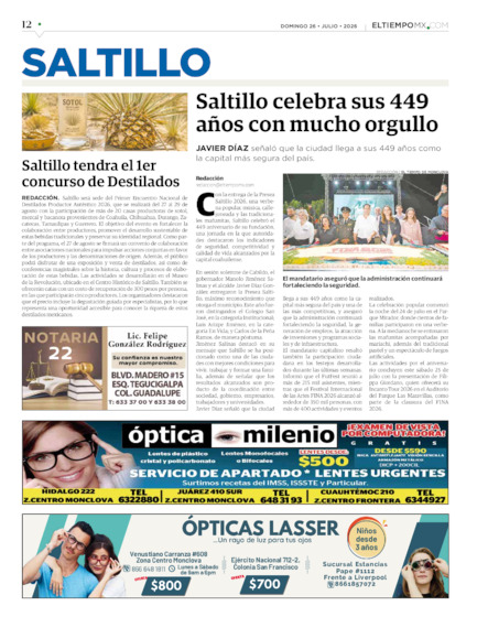 Edición impresa, hoja 12