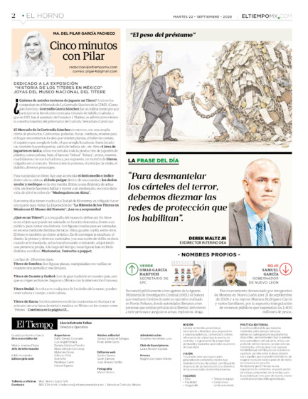 Edición impresa, hoja 2